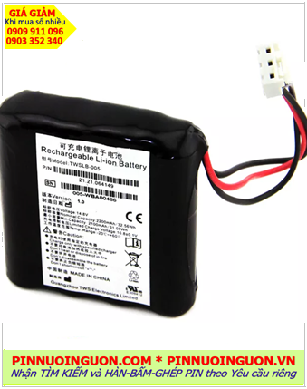 EDAN 14.8v 2200mAh; Pin máy điện tim EDAN Lithium Li-Ion sạc 14.8v 2200mAh chính hãng  _Thay pin chính hãng |Có sẳn hàng